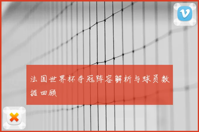 法国世界杯夺冠阵容解析与球员数据回顾